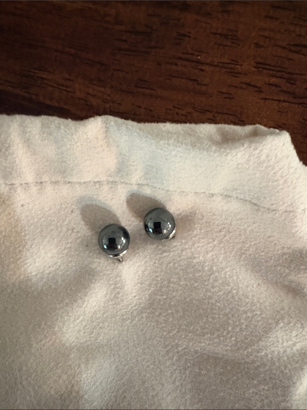 Silver Ball Clip-On Earrings – Women Accessories